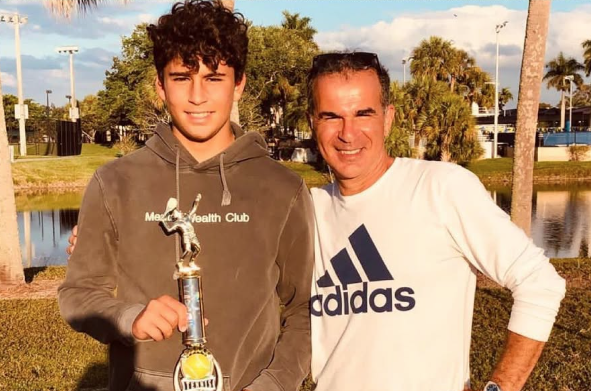 Luca B. tournament victory — NMBA high-performance junior tennis